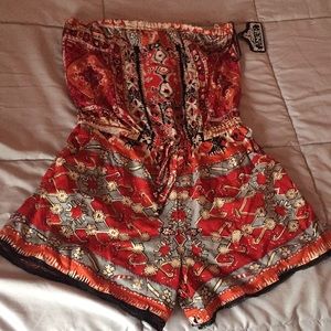 Patterned Romper